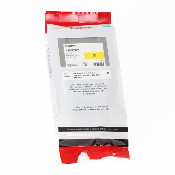Tinta Original CANON PFI320 2893C001 Amarillo (300 ml)