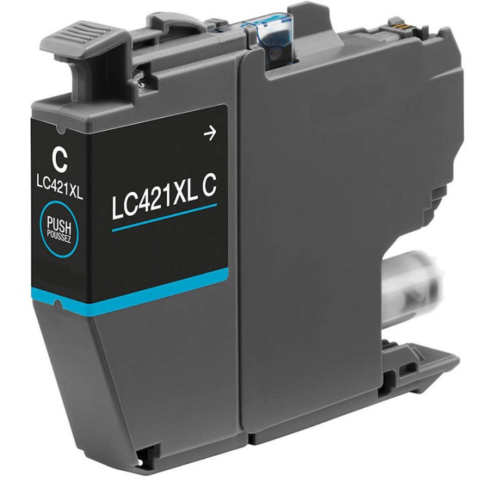 Tinta Compatible BROTHER LC421XLC Cyan (0. 5k)