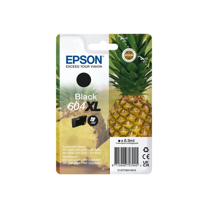 Tinta Original EPSON 604XL C13T10H14010 Negro (0. 5k)