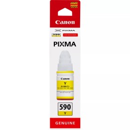 Botella de Tinta Original CANON GI590Y 1606C001 Amarillo (7k)