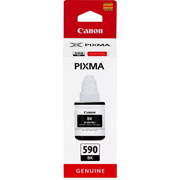 Botella de Tinta Original CANON GI590BK 1603C001 Negro (6k)