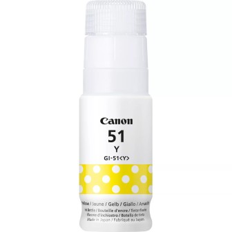 Botella de Tinta Original CANON GI51Y 4548C001 Amarillo (7k)