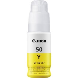 Botella de Tinta Original CANON GI50Y 3405C001 Amarillo (7. 7k)