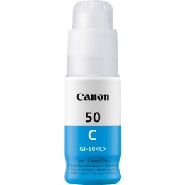 Botella de Tinta Original CANON GI50C 3403C001 Cyan (7. 7k)