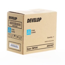 DESCATALOGADO - Toner Original DEVELOP TNP50C A0X54D7 Cyan para Ineo +3100 (5k)