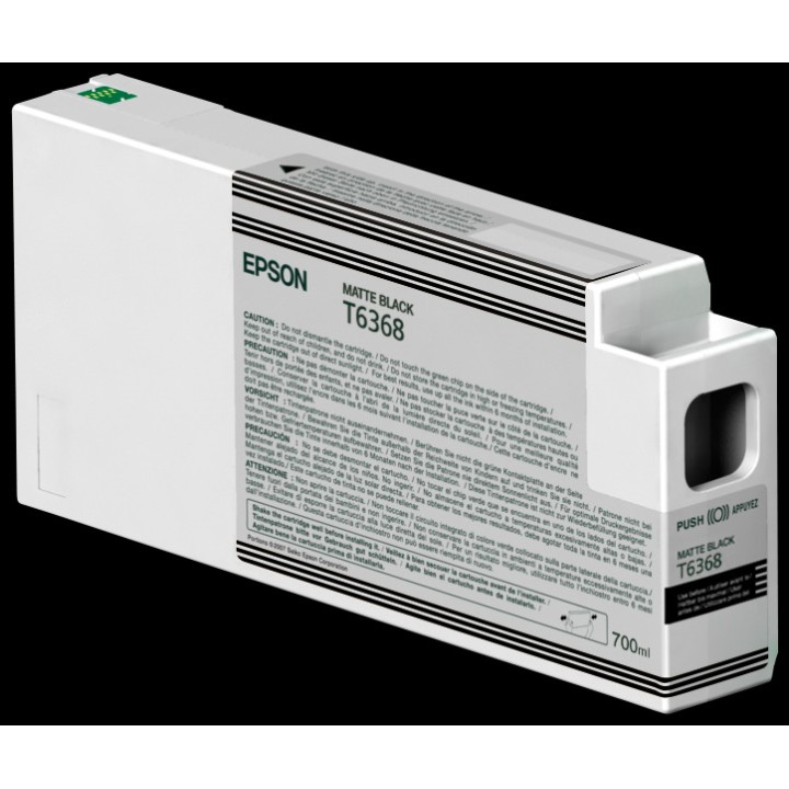Tinta Original EPSON C13T636800 T6368 Negro Mate (700 ml)