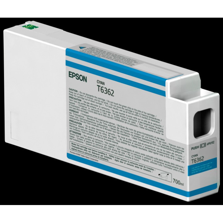 Tinta Original EPSON C13T636200 T6362 Cyan (700 ml)
