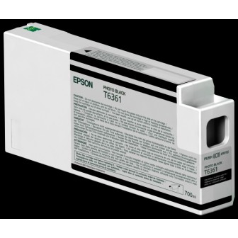 Tinta Original EPSON C13T636100 T6361 Negro Foto (700 ml)