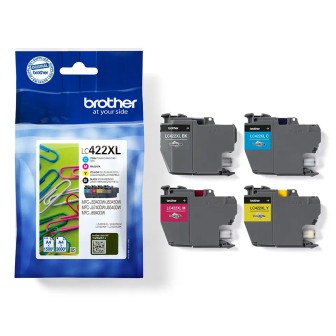 Tinta Original BROTHER LC422XL BK C M Y Multipack