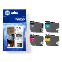 Tinta Original BROTHER LC422 BK C M Y Multipack