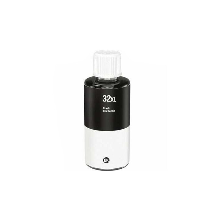 Botella de Tinta Pigmentada Compatible HP 32XL 1VV24AE (135ml) Negro