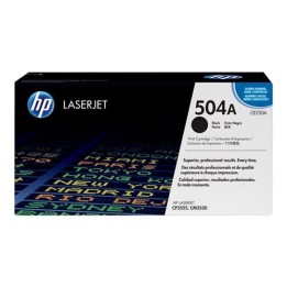 Toner Original HP CE250A (504A) Negro para Color Laserjet CP3525 (5k)