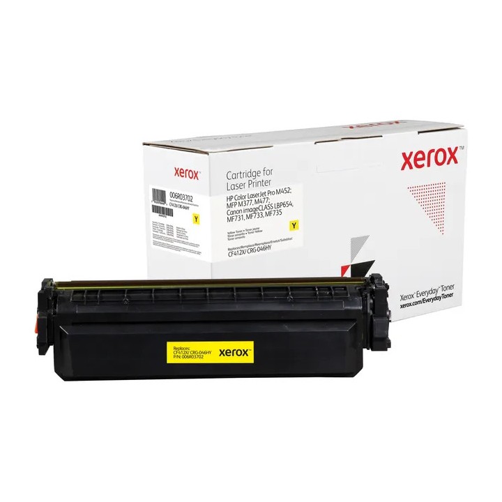 Toner Compatible XEROX para HP CF412X (410X) Amarillo (5k)