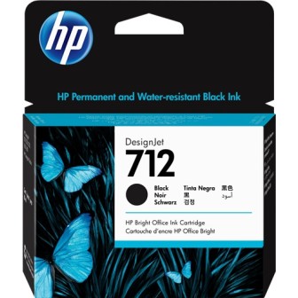 Tinta Original HP 712XL 3ED71A Negro (80 ml)
