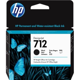 Tinta Original HP 712XL 3ED71A Negro (80 ml)