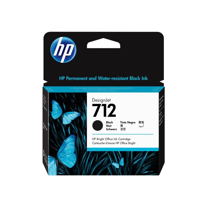 Tinta Original HP 712XL 3ED71A Negro (80 ml)