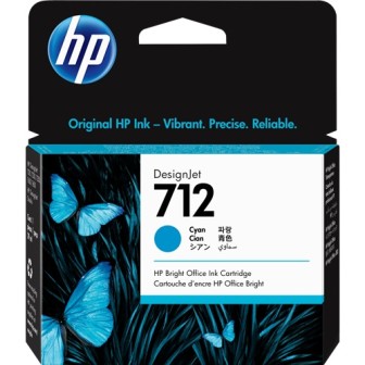 Tinta Original HP 712 3ED67A Cyan (29 ml)