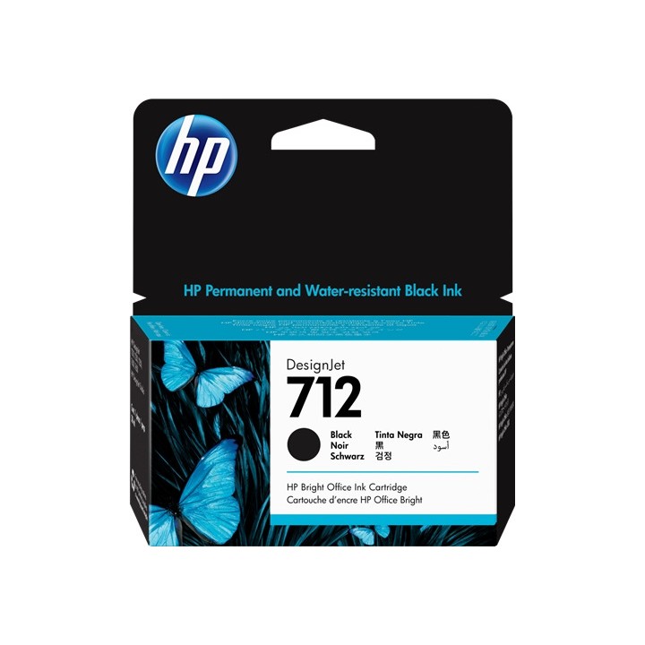 Tinta Original HP 712 3ED70A Negro (38 ml)