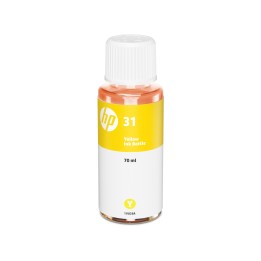 Botella de Tinta Original HP 31 1VU28AE Amarillo (70 ml)