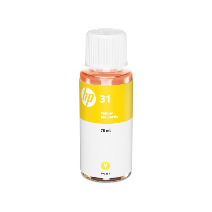 Botella de Tinta Original HP 31 1VU28AE Amarillo (70 ml)