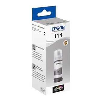 Botella de Tinta Pigmentada Original EPSON 114 T07B540 Gris