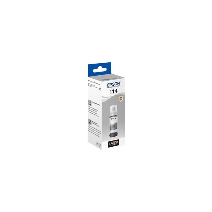 Botella de Tinta Pigmentada Original EPSON 114 T07B540 Gris