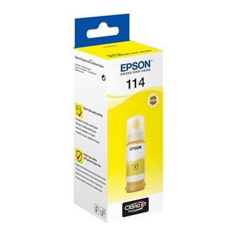 Botella de Tinta Pigmentada Original EPSON 114 T07B440 Amarillo