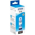 Botella de Tinta Pigmentada Original EPSON 114 T07B240 Cyan