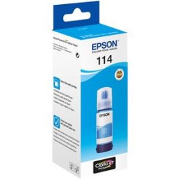 Botella de Tinta Pigmentada Original EPSON 114 T07B240 Cyan