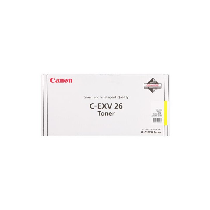 Toner Original CANON CEXV26 1657B006 Amarillo para iR C1021i C1028i (6k)