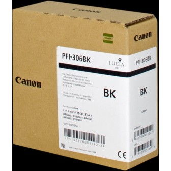 DESCATALOGADO - Tinta Original CANON PFI306 6657B001 Negro (330 ml)
