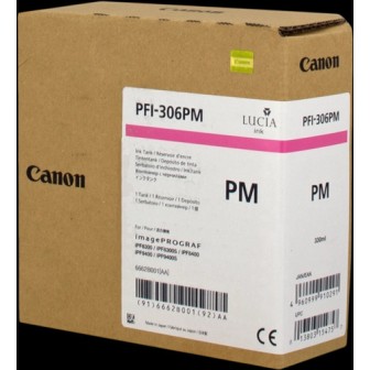 Tinta Original CANON PFI306 6662B001 Magenta Foto (330 ml)