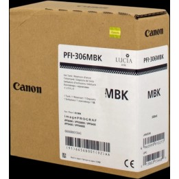 DESCATALOGADO - Tinta Original CANON PFI306 6656B001 Negro Mate (330 ml)