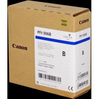 Tinta Original CANON PFI306 6665B001 Azul (330 ml)