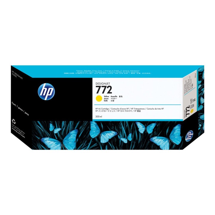 Tinta Original HP 772 CN630A Amarillo para Z5200 Z5400
