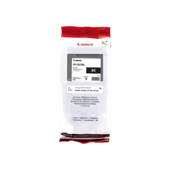Tinta Original CANON PFI207BK 8789B001 Negro
