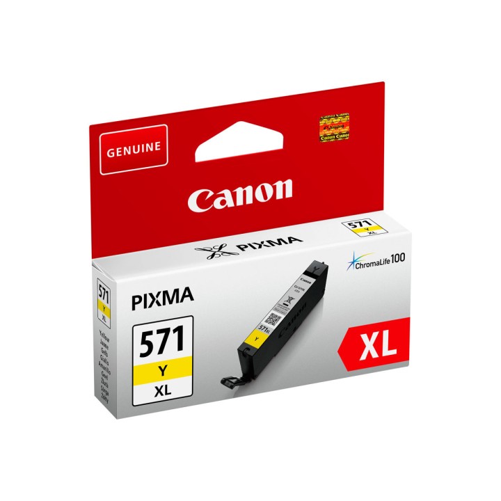 Tinta Original CANON CLI571XL 0334C001 Amarillo