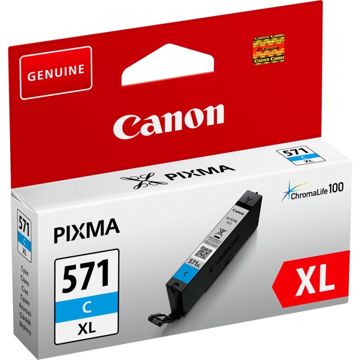 Tinta Original CANON CLI571XL 0332C001 Cyan