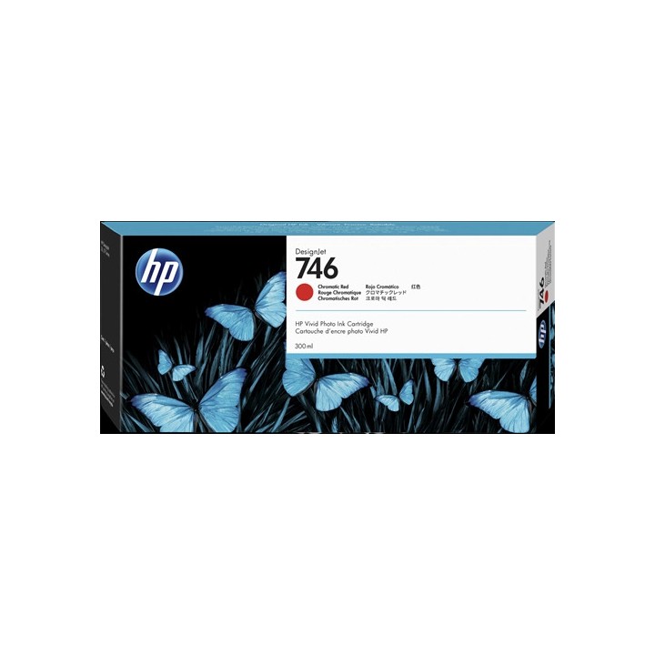 Tinta Original HP 746 P2V81A Rojo (300 ml)