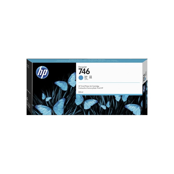 Tinta Original HP 746 P2V80A Cyan (300 ml)