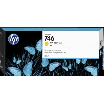Tinta Original HP 746 P2V79A Amarillo (300 ml)