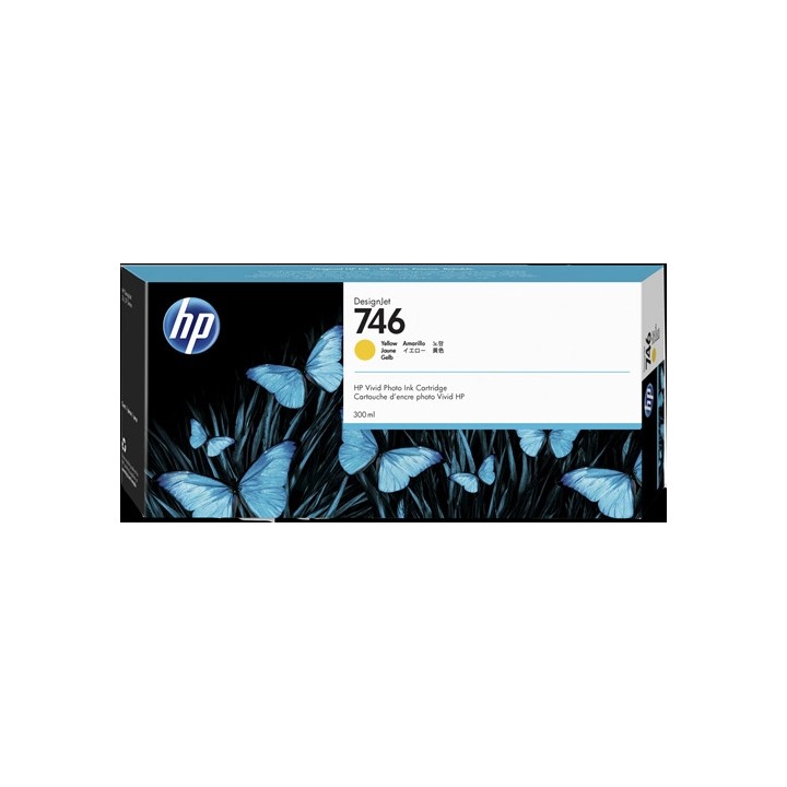 Tinta Original HP 746 P2V79A Amarillo (300 ml)
