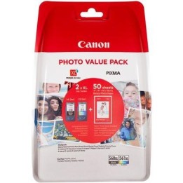 DESCATALOGADO - Tinta Original CANON 3712C004 PG560XL Negro + CL561XL Color Pack de 2 Cartuchos