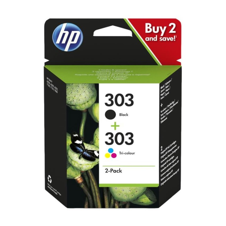 Tinta Original HP 303 3YM92AE Pack Negro+Color