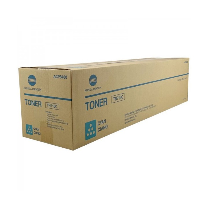 Toner Original KONICA MINOLTA TN715C ACP8450 Cyan para Bizhub C750i (45k)