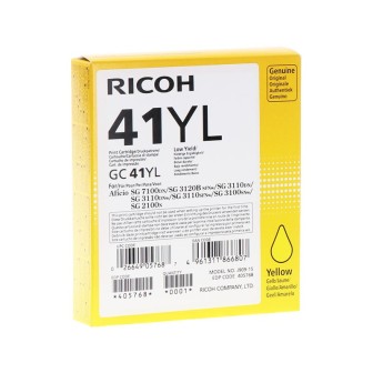 Tinta Gel Original RICOH GC41YL 405768 Amarillo para SG-3110 (0. 6k)