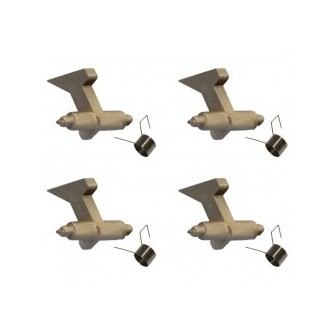 Uñas de Separación del Rodillo Fusor Superior (4pcs) Compatible KYOCERA para Ecosys PA4500x 5000x 5500x 6000x M3040 3540