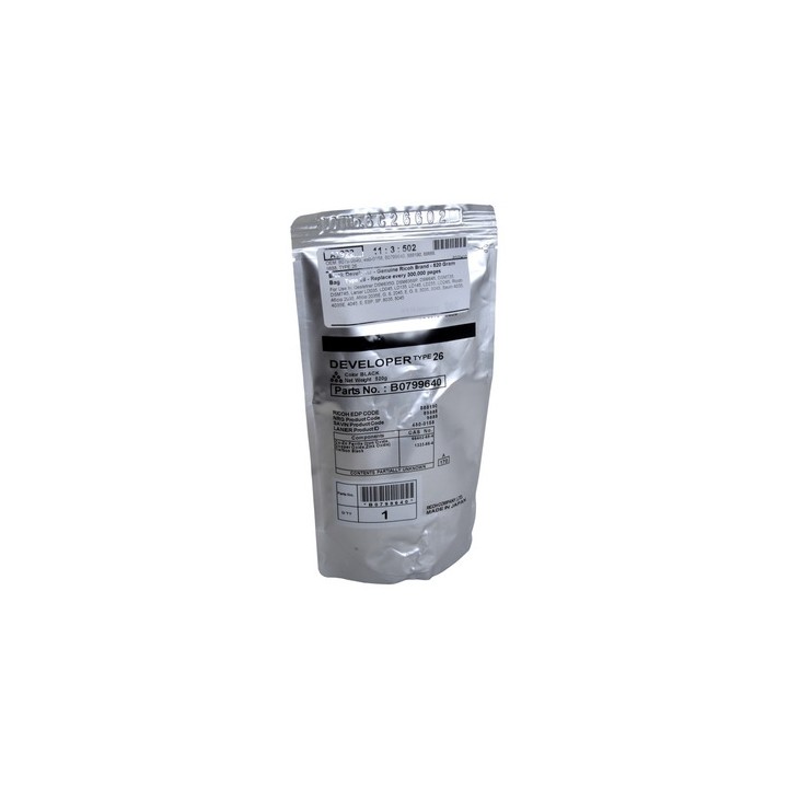 B0799640 Tipo 26 Bolsa de Revelador Original RICOH Aficio 2035 2045 3035 3045