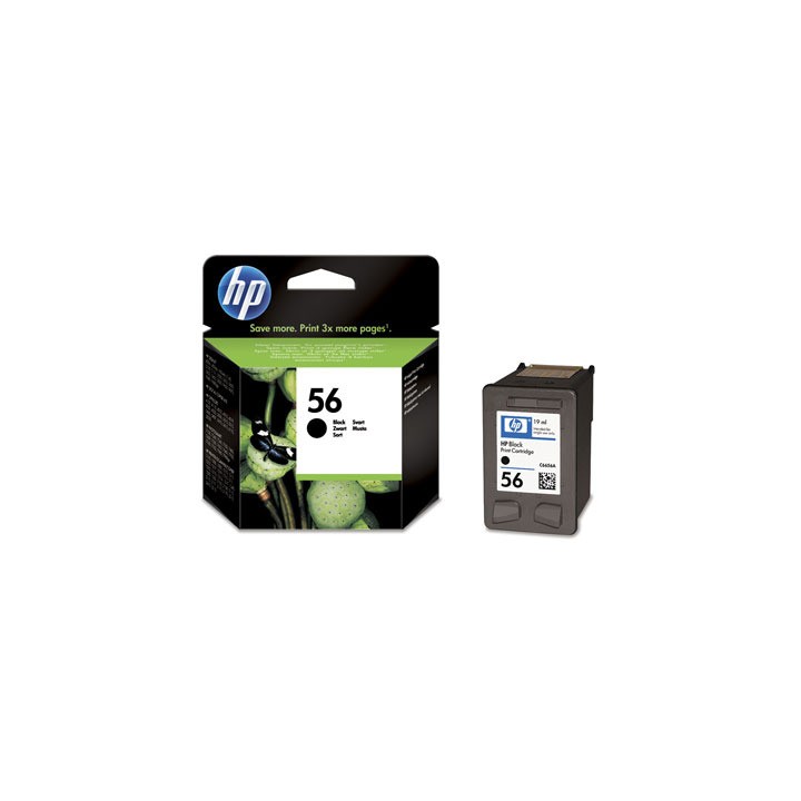 DESCATALOGADO - Tinta Original HP 56 C6656AE Negro (19 ml)