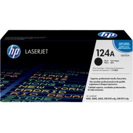 DESCATALOGADO - Toner Original HP Q6000A (124A) Negro para Laserjet 1600 2600n 2605 (2. 5k)